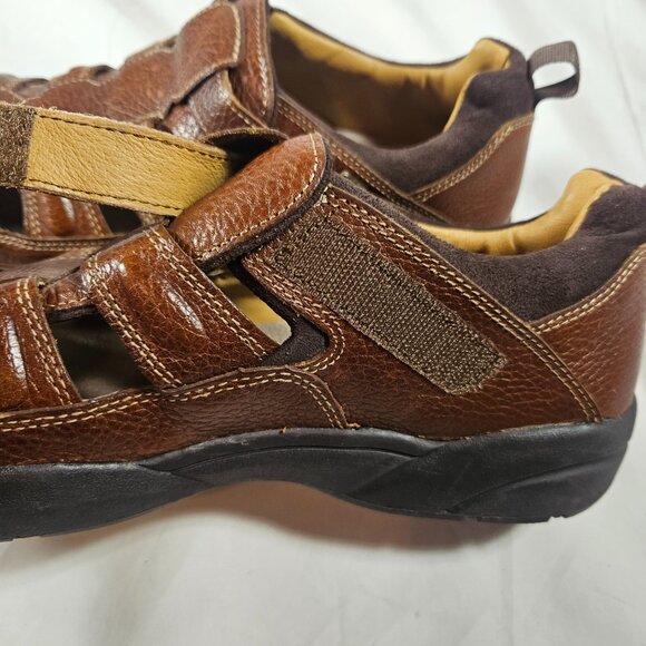 Dr. Comfort Fisherman Sandals Brown Men\'s Size 13W Closed Toe main image 7